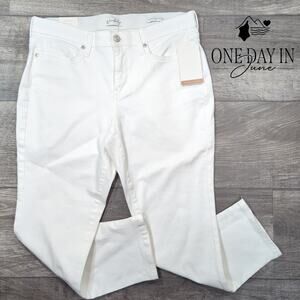 Wonderly Petite Mid Rise Skinny Crop Jeans Size 6P